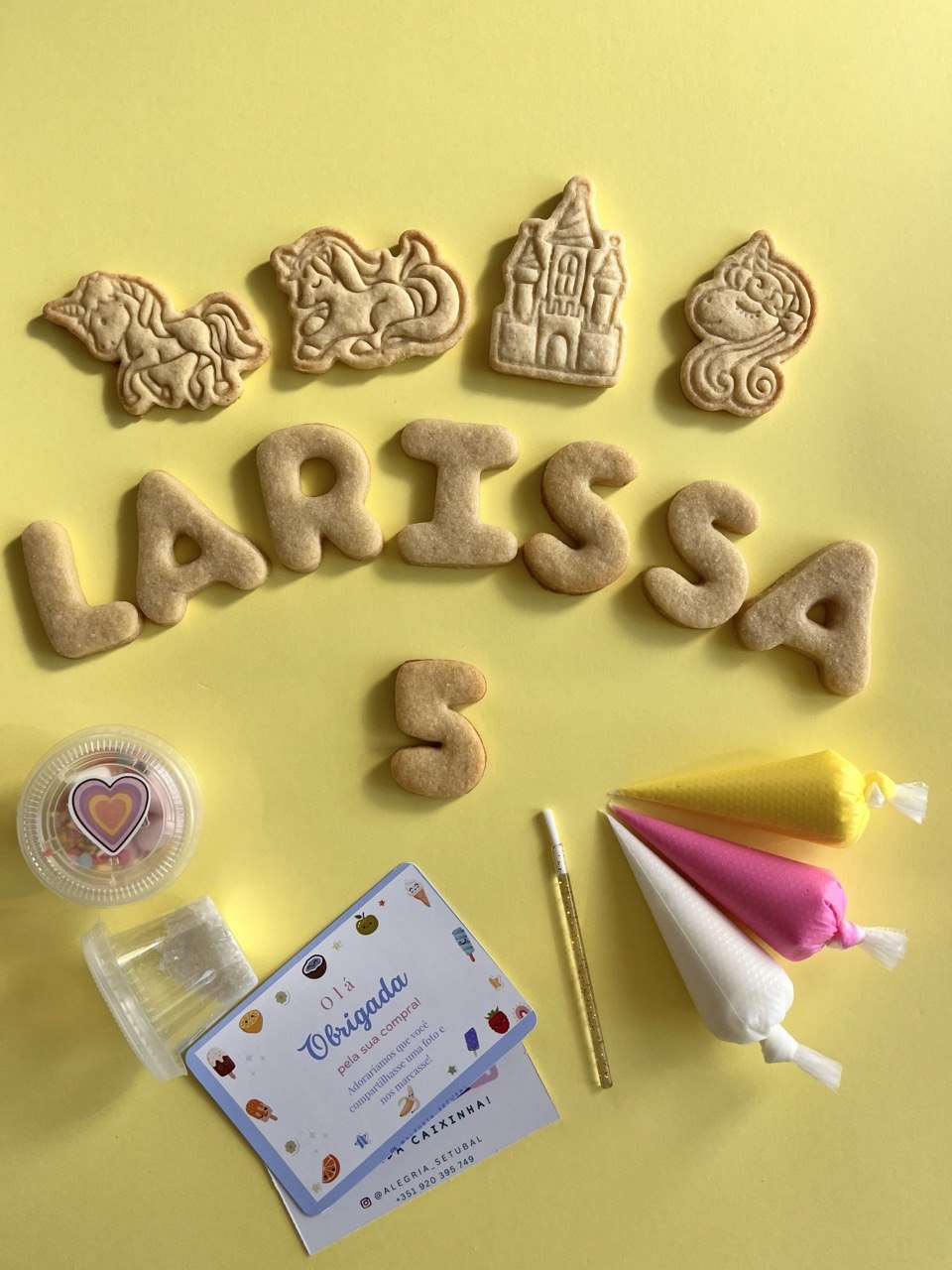 Personalised Name Cookie Decorating Kit