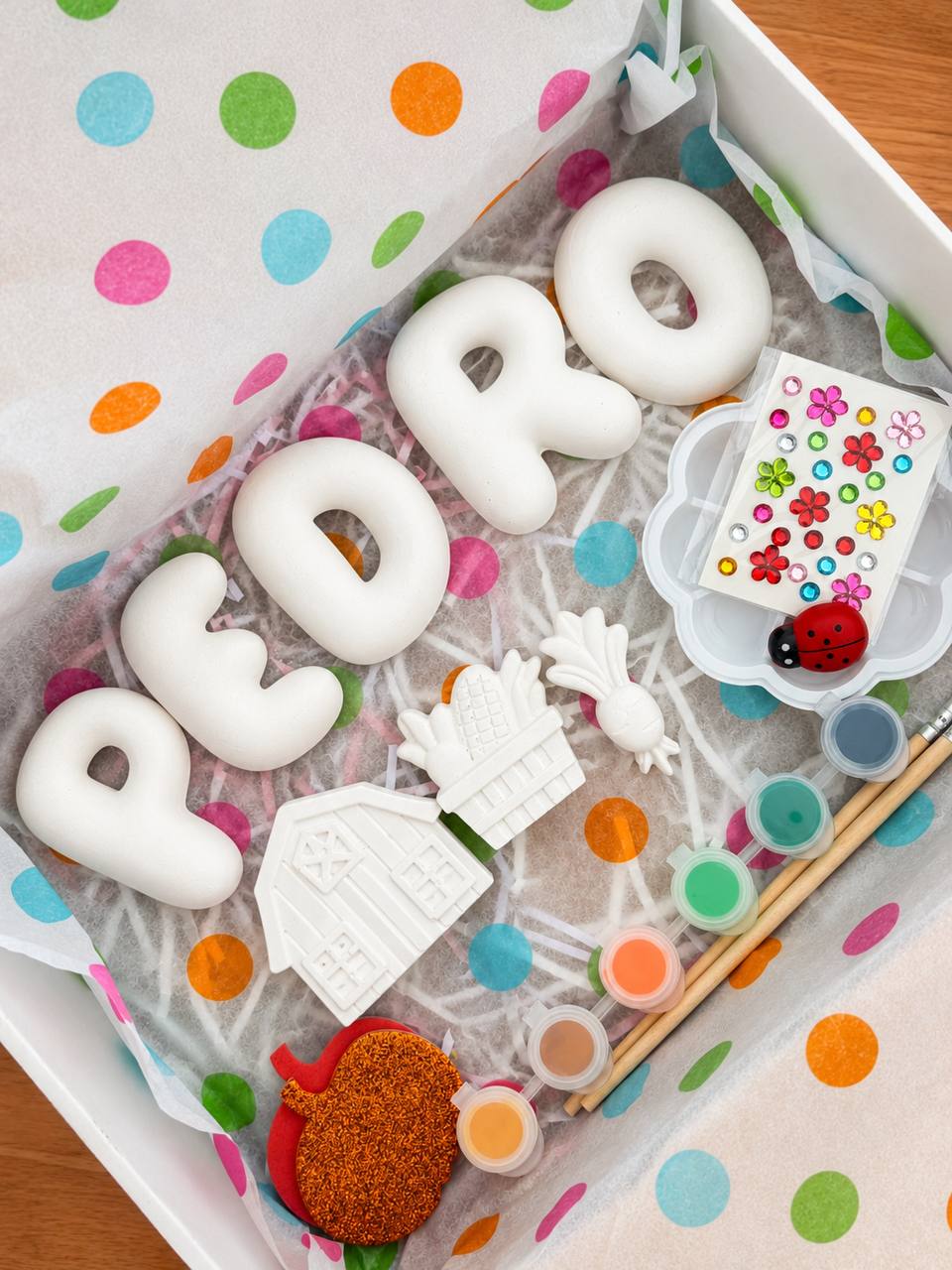 Personalised Farm Bubble Name Kit