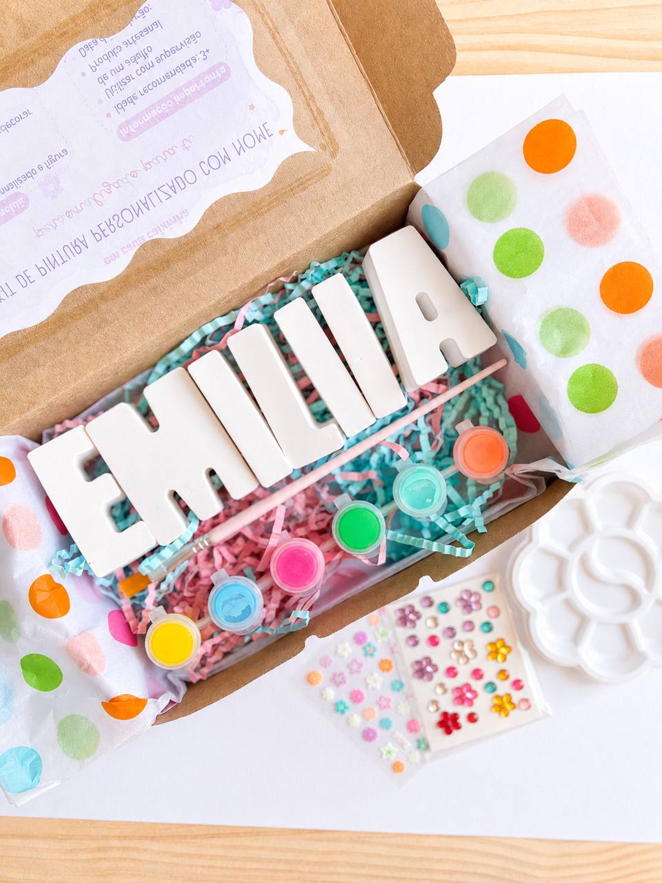 Personalised  Plaster Own Name  Kit