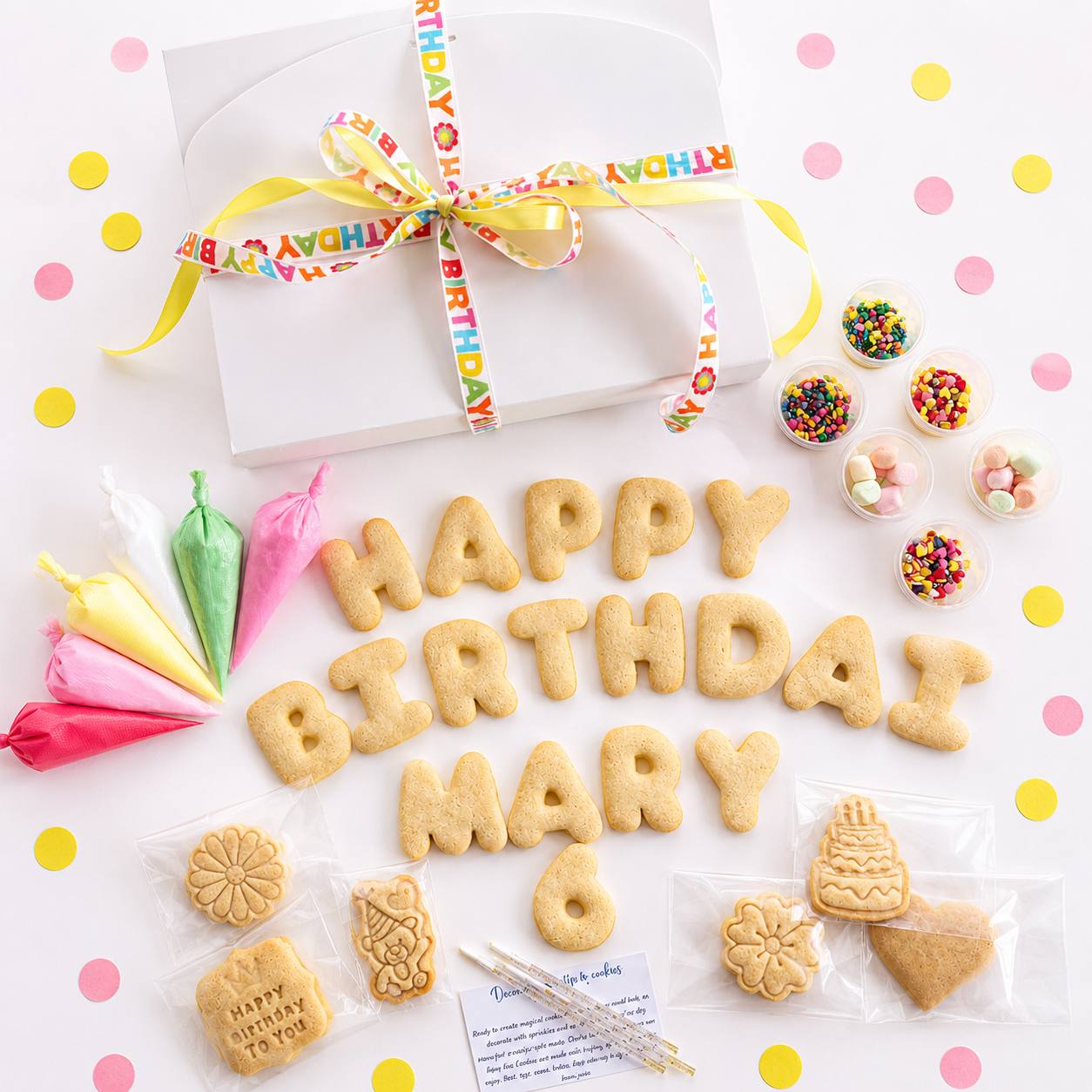 Large Birthday Cookie Decorating Kit