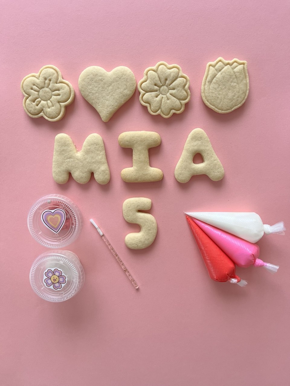 Personalised Name Cookie Decorating Kit