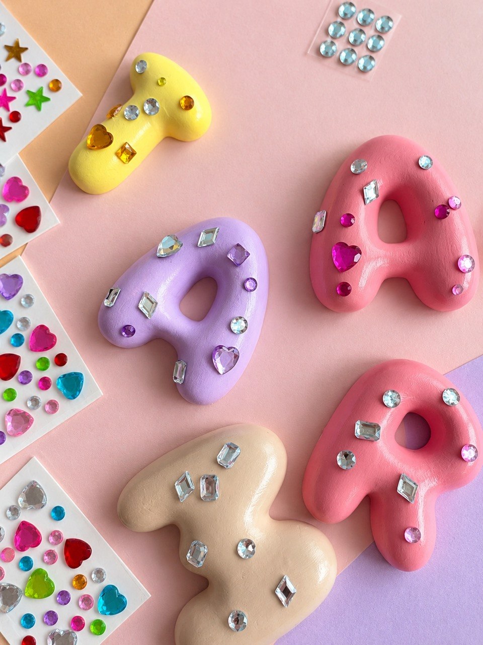 Personalised Bubble Letter Painting Kit