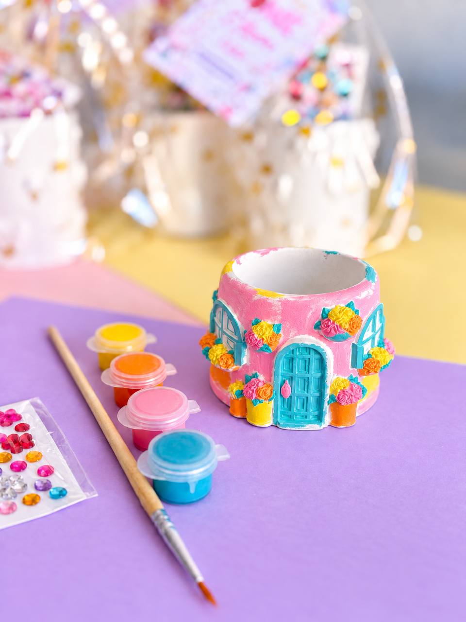 Paint Your Own Plaster Holder — Flower Cottage — photo 4