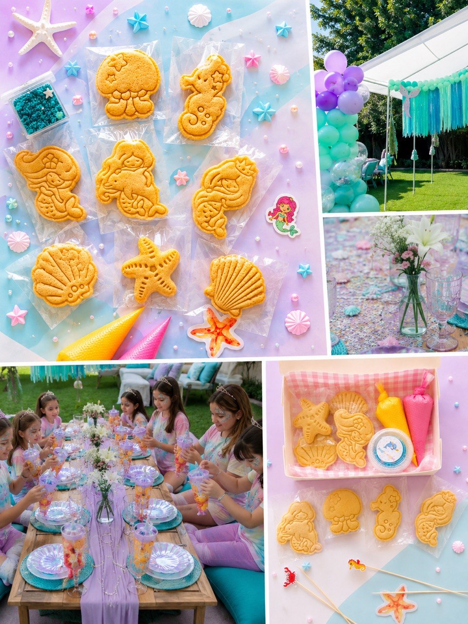 Mermaid Cookie Decorating Kit