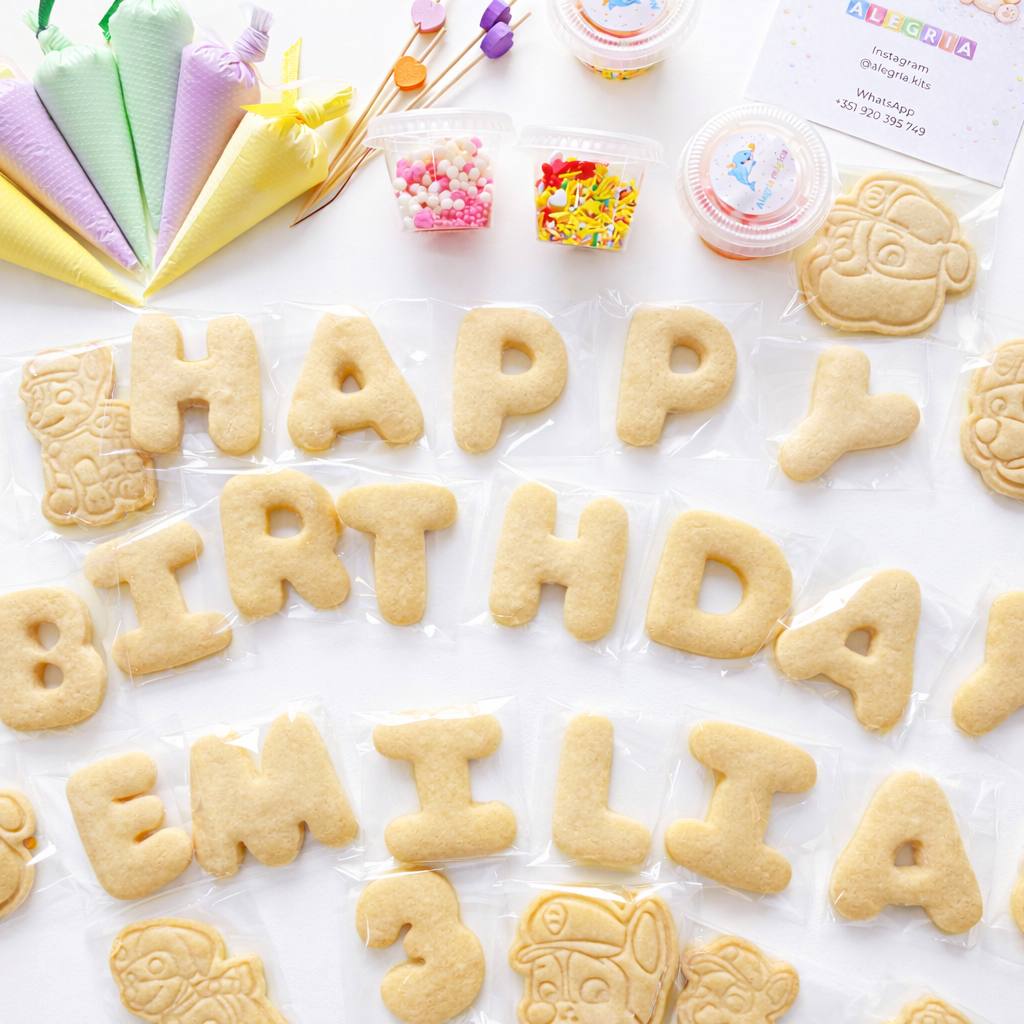 Large Birthday Cookie Decorating Kit