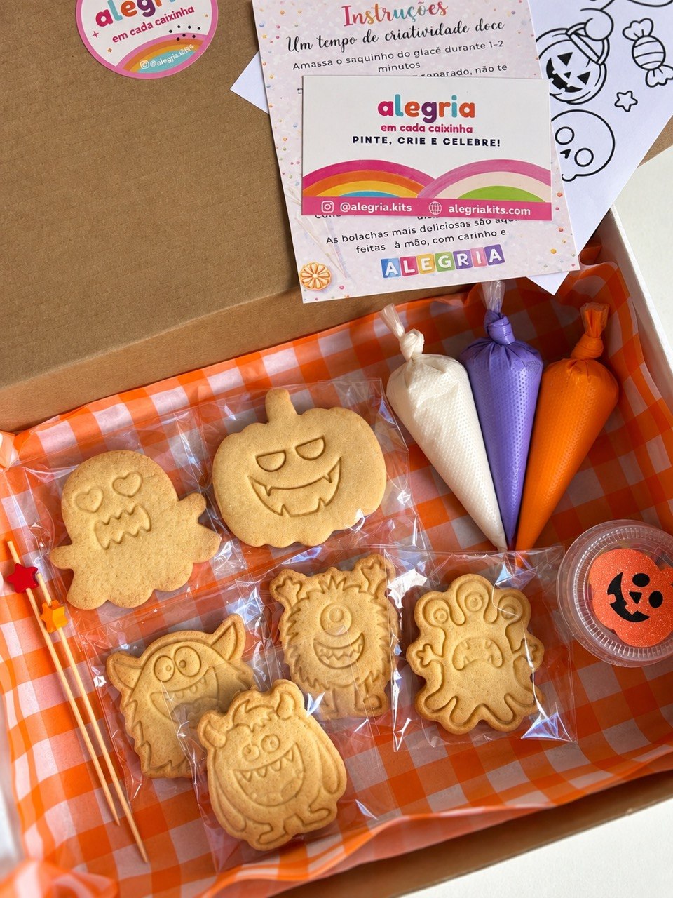 Halloween Cookie Decorating Kit
