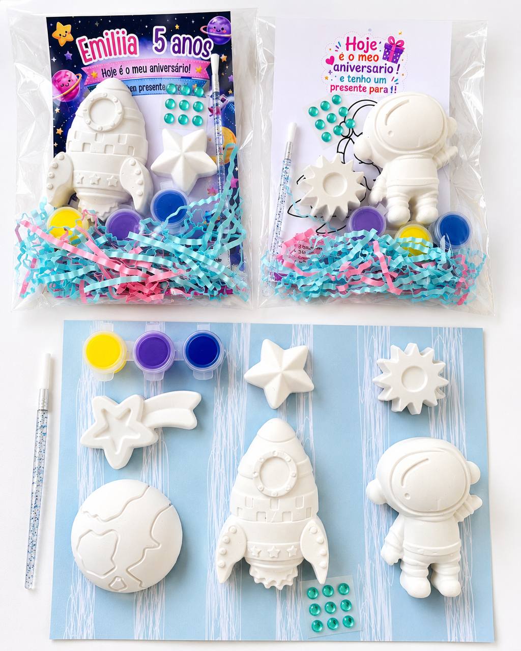 Space Party Kit + Personalised Card
