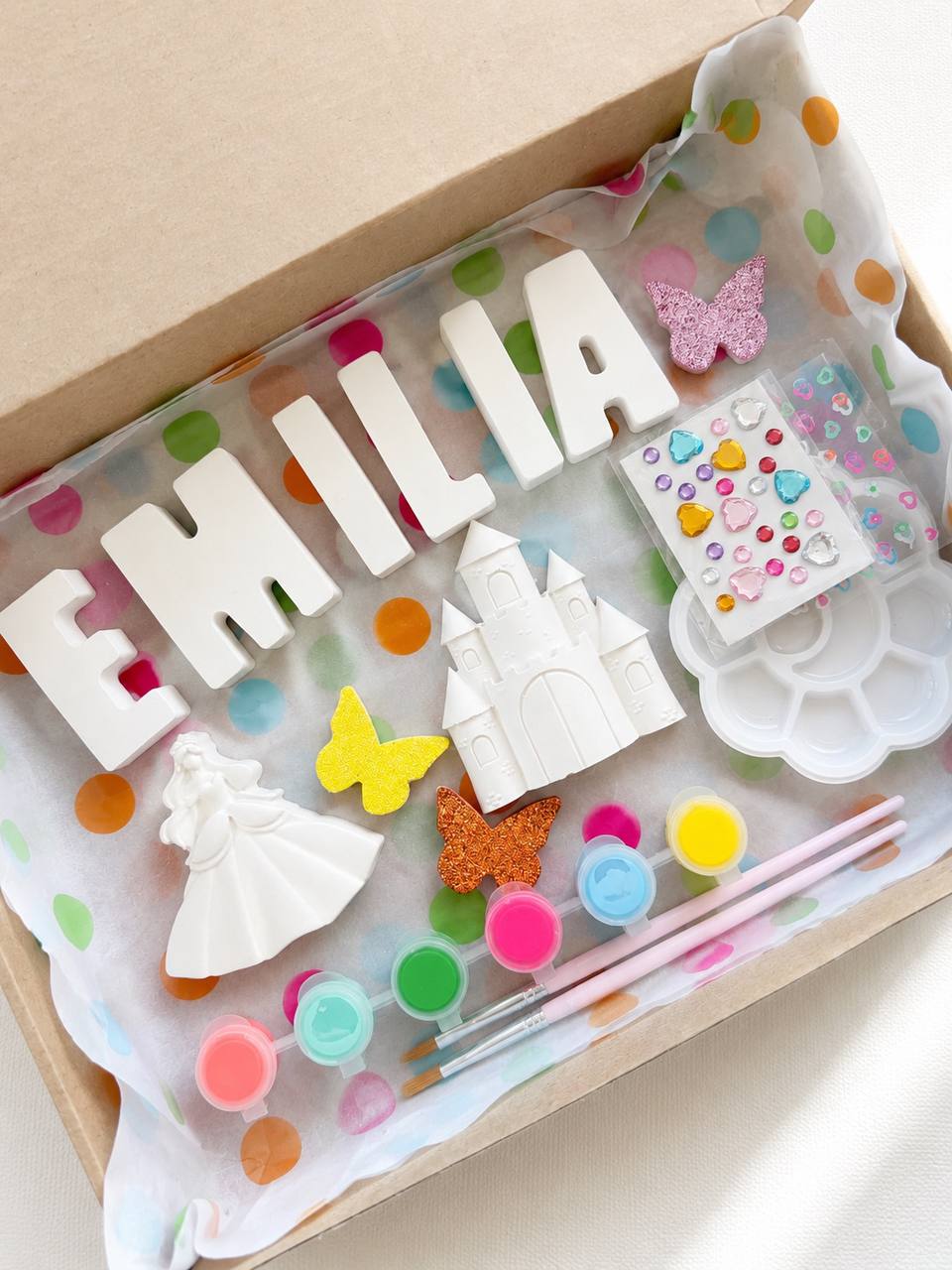 Personalised Plaster Letters & Figures Kit
