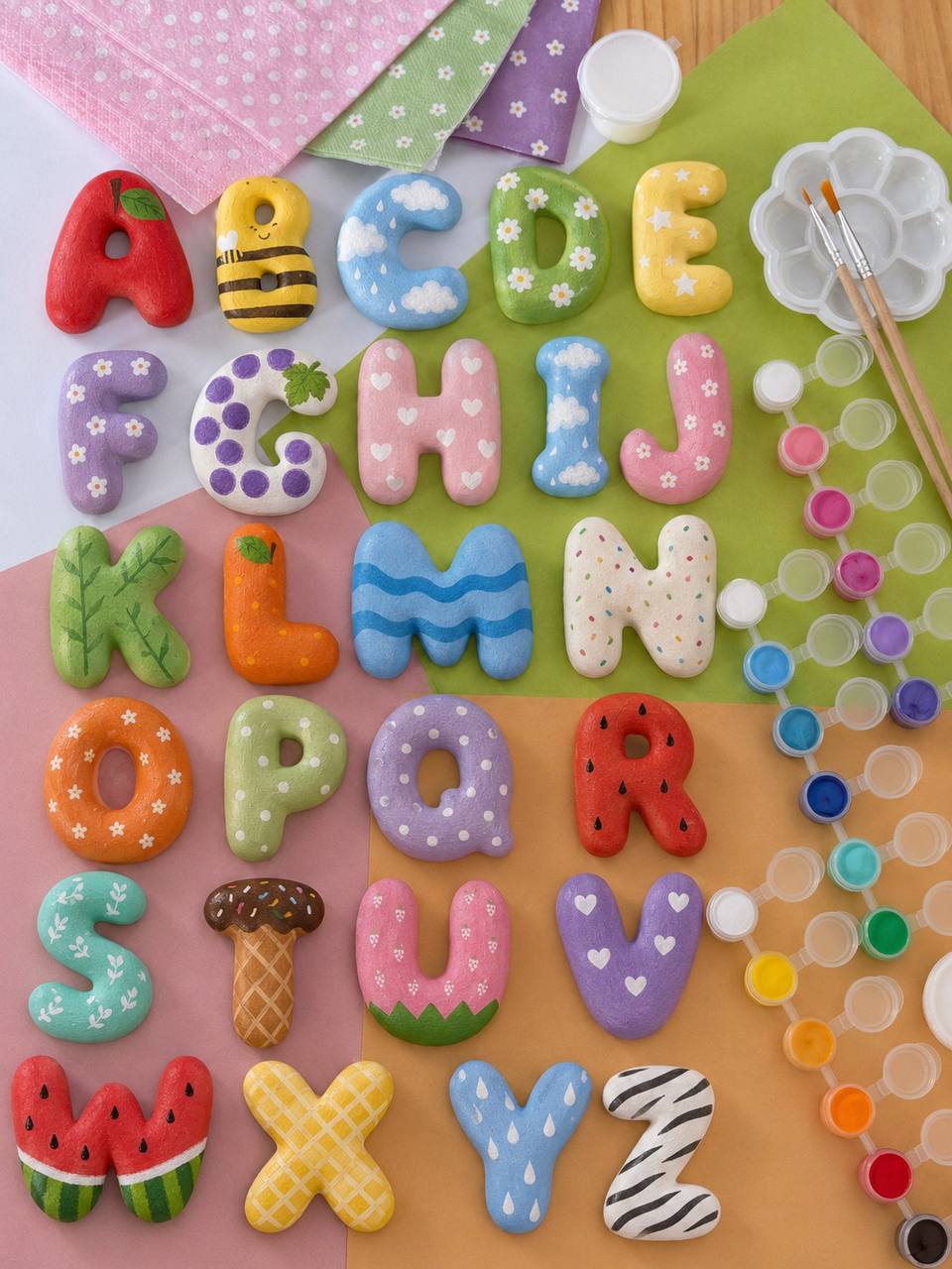 Bubble Letter Alphabet