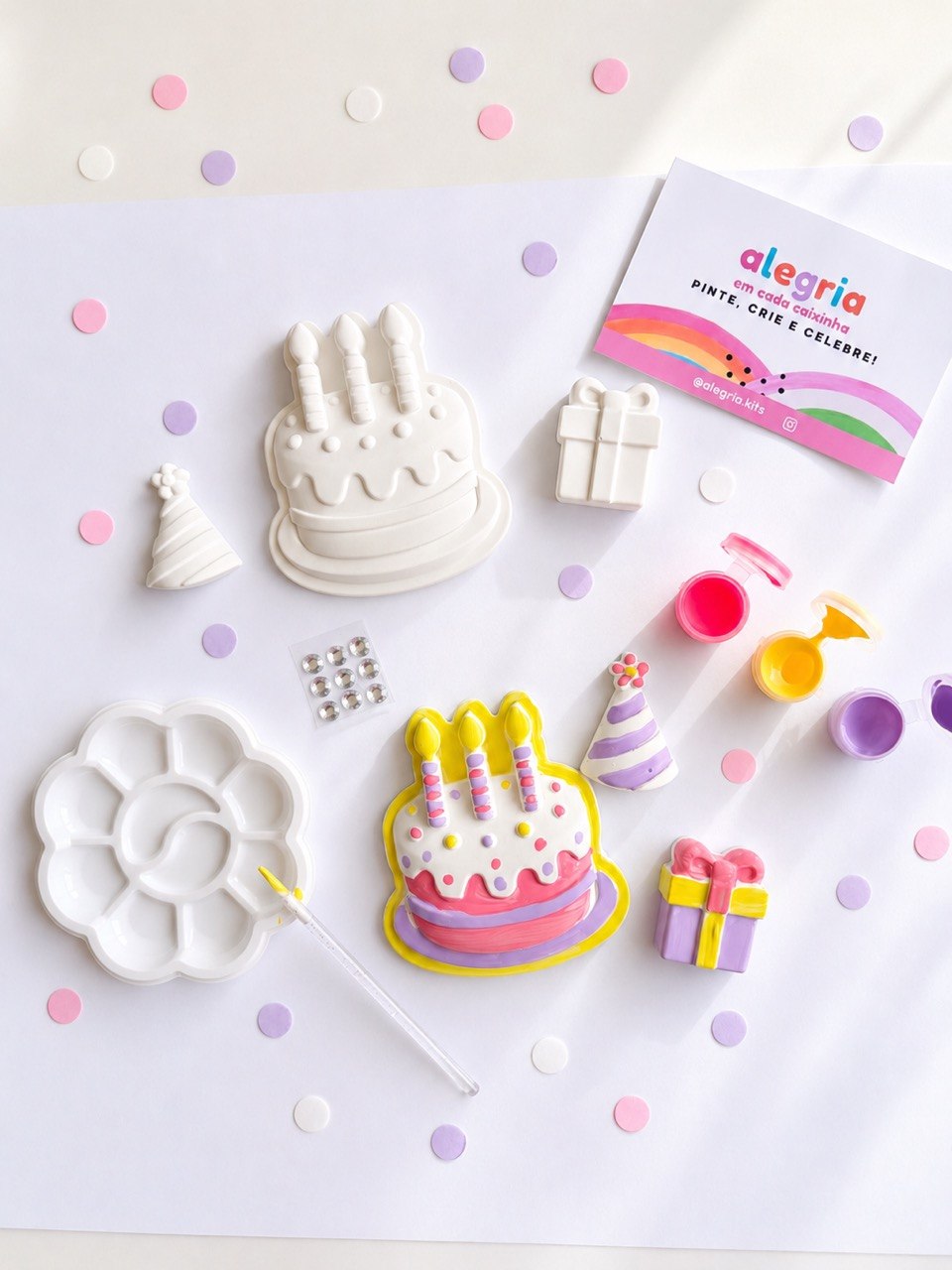 Birthday Plaster Party Kit + Personalised Card