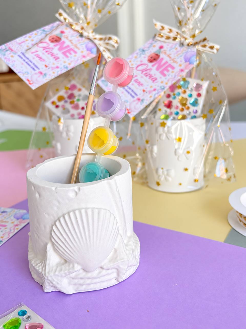 Paint Your Own Pencil Holder Kit  — Ocean