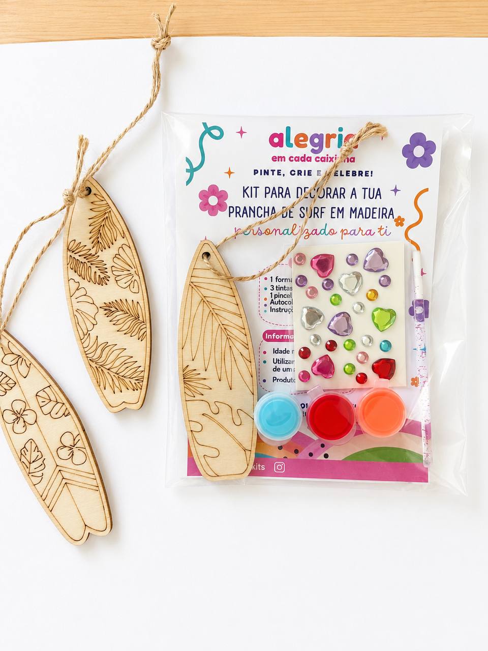 Decorate Your Own Wooden Surfboard Kit