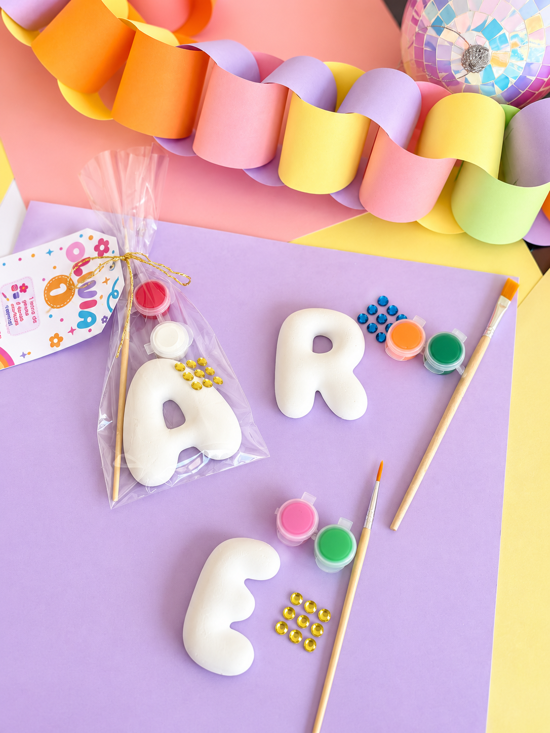 Bubble Letter Painting Kit