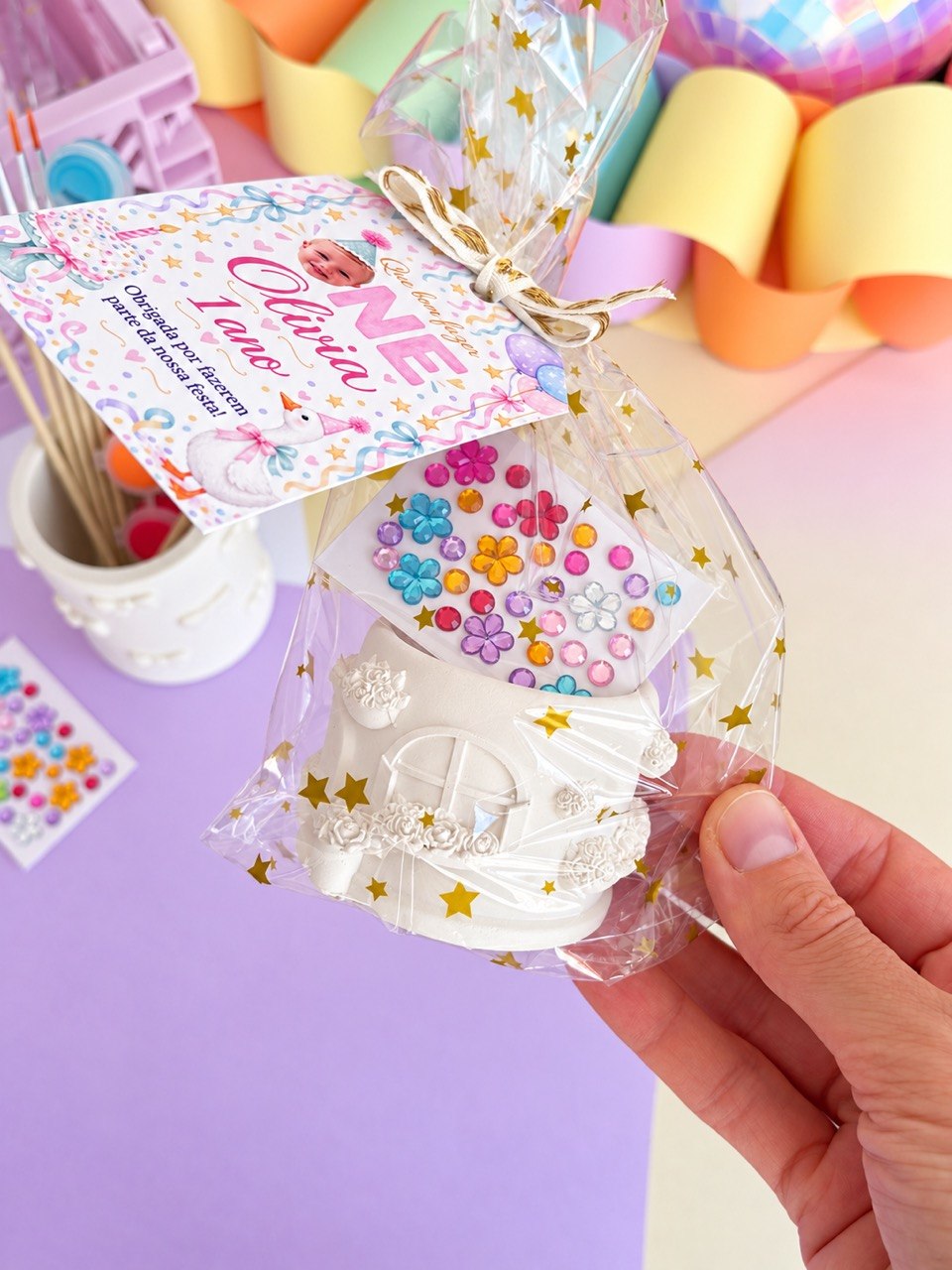 Paint Your Own Plaster Holder — Flower Cottage — photo 2