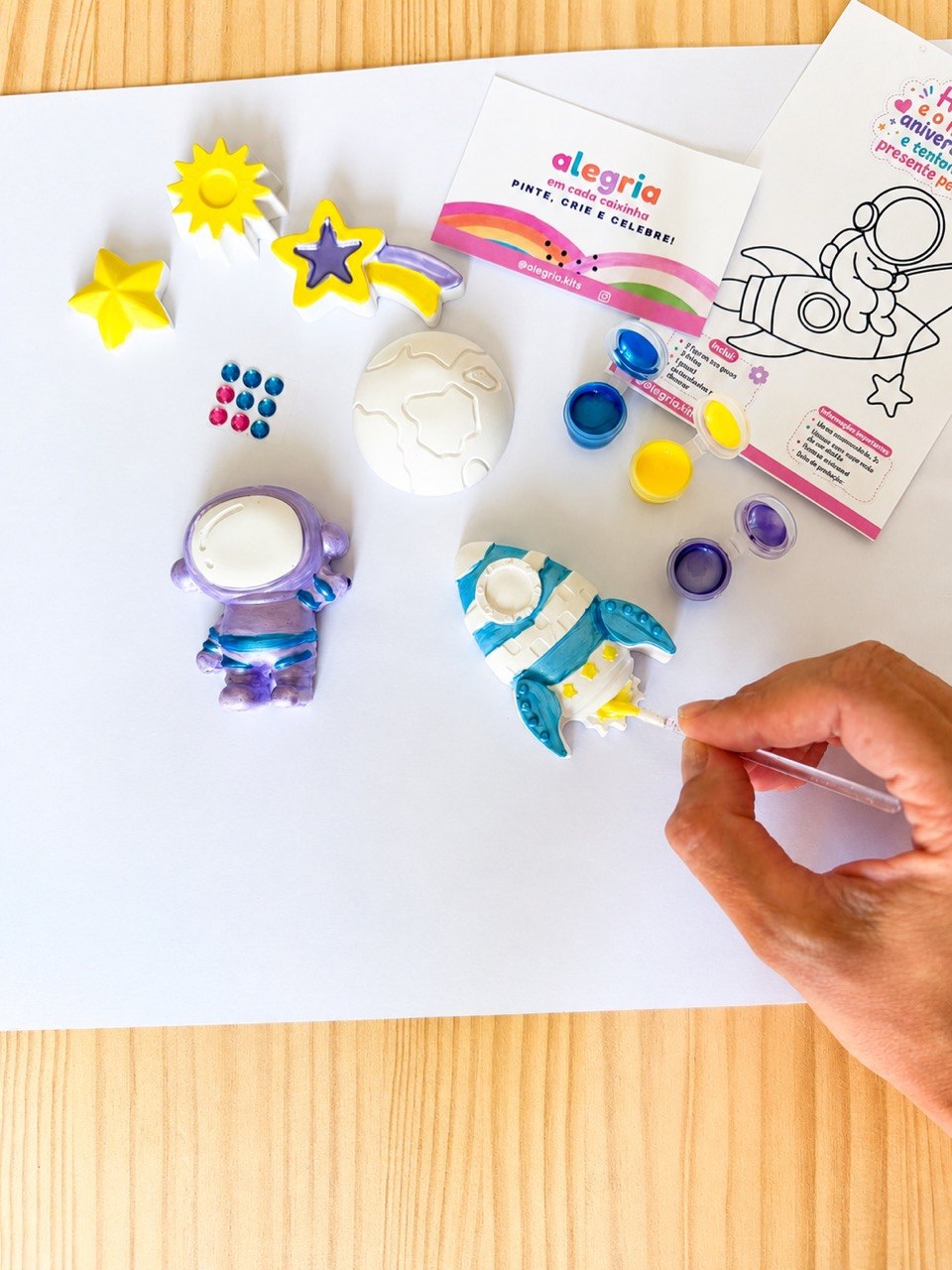 The Space Party Kit + Colouring Page