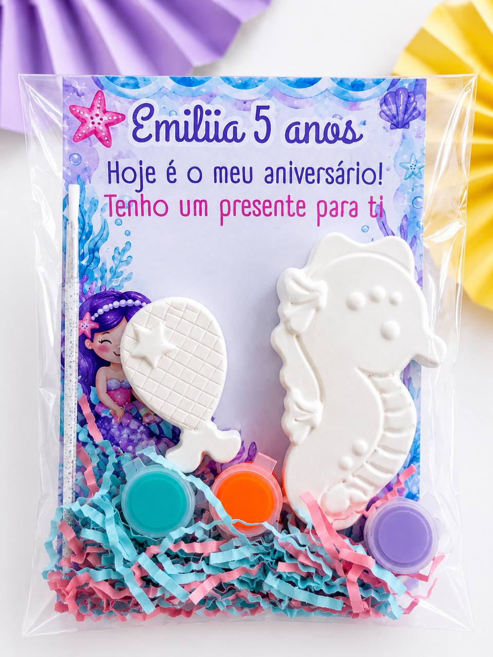 The Mermaid Party Kit + Personalised Card