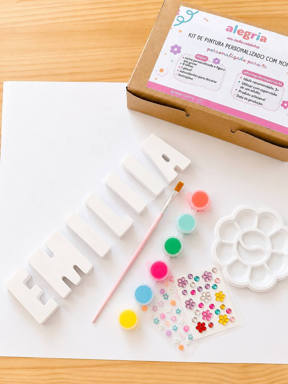 Personalised  Plaster Own Name  Kit