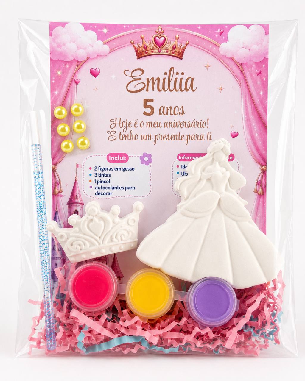 Princess Party Kit + Personalised Card