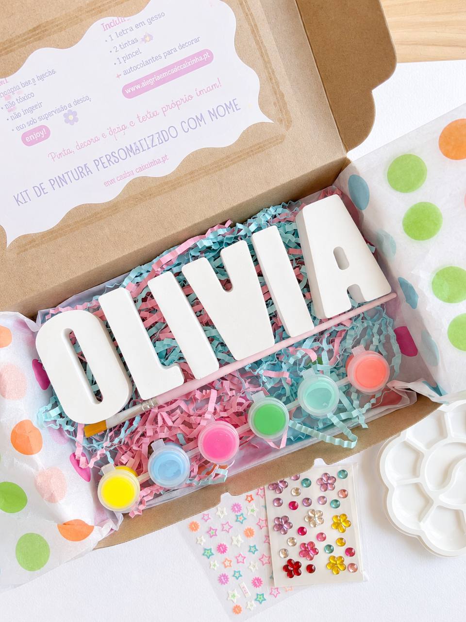 Personalised  Plaster Own Name  Kit