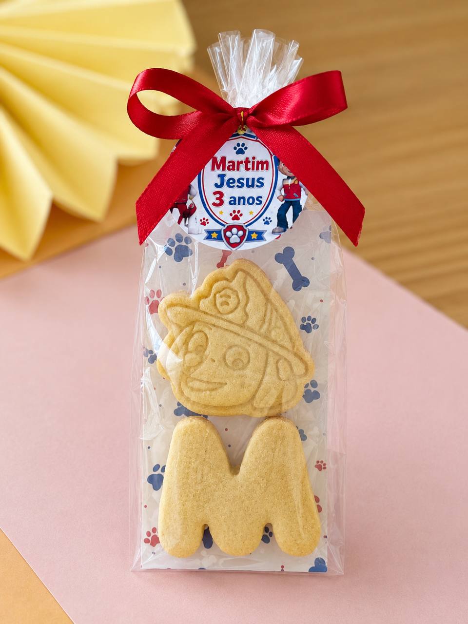 Personalised Paw Patrol Cookies & Letter