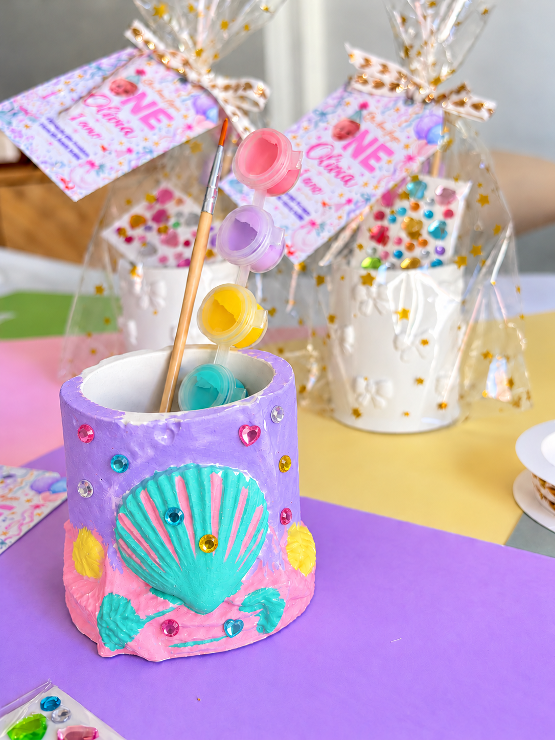 Paint Your Own Pencil Holder Kit — Ocean — photo 6
