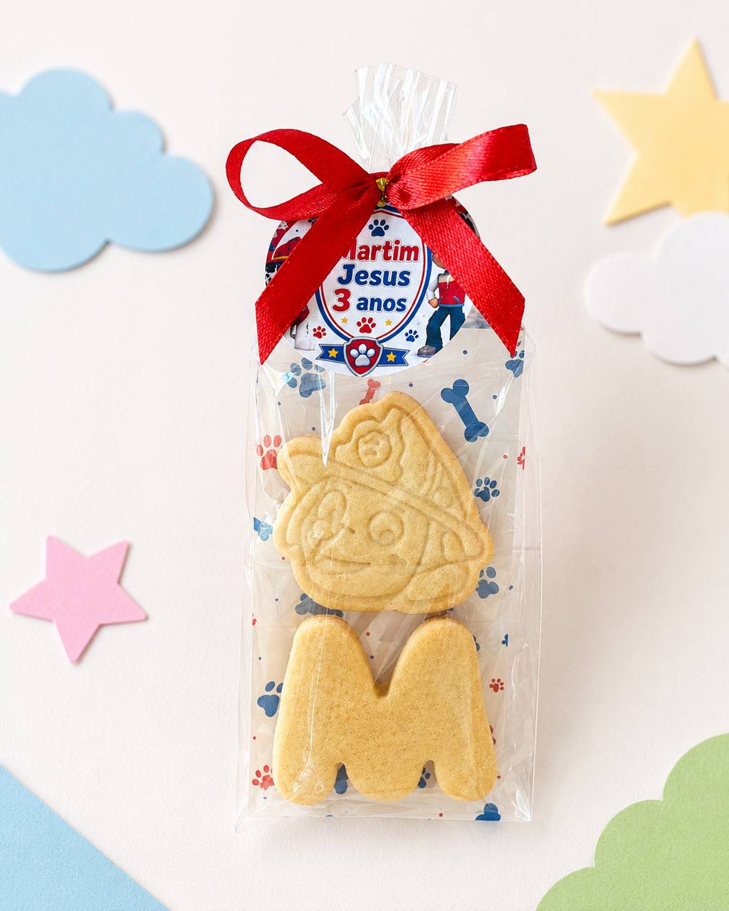 Personalised Paw Patrol Cookies & Letter