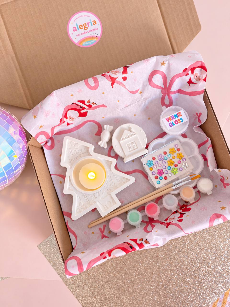Christmas Kit — Candleholder to Decorate — photo 2