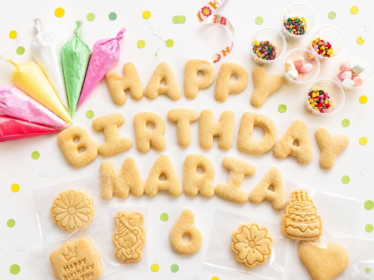 Large Birthday Cookie Decorating Kit