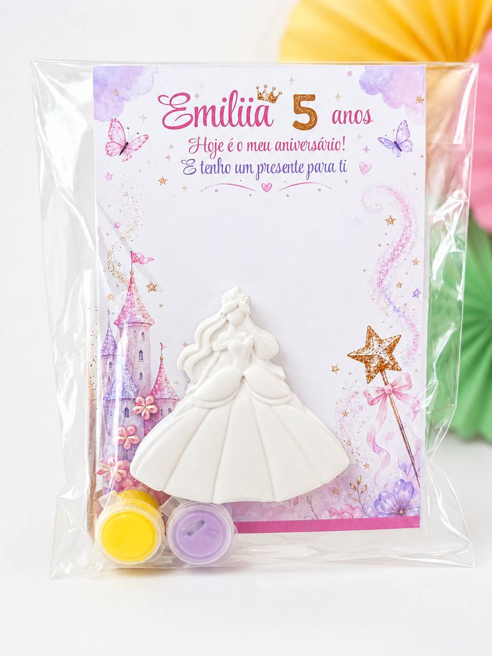 Princess Mini Painting Kit + Personalised Card