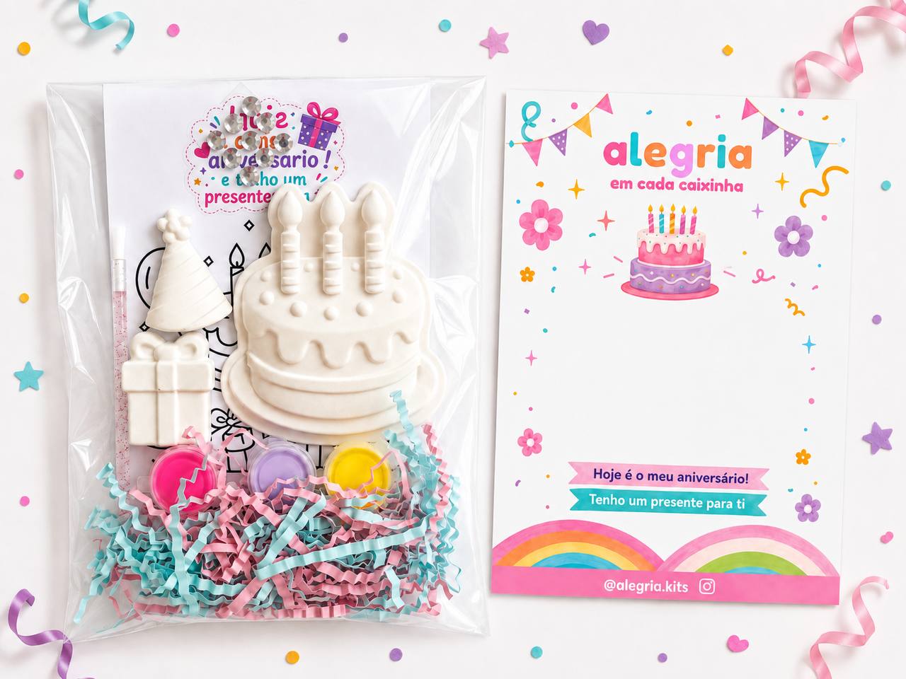 Birthday Plaster Party Kit + Personalised Card