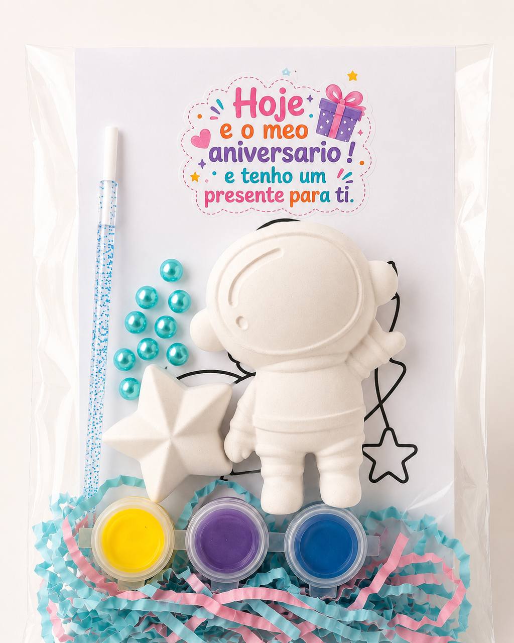 The Space Party Kit + Colouring Page