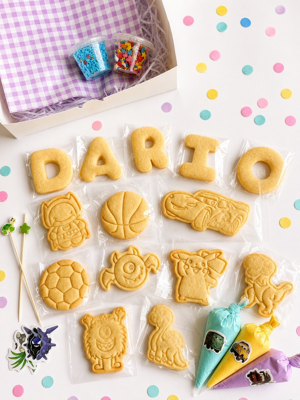 Personalised Name Cookie Decorating Kit