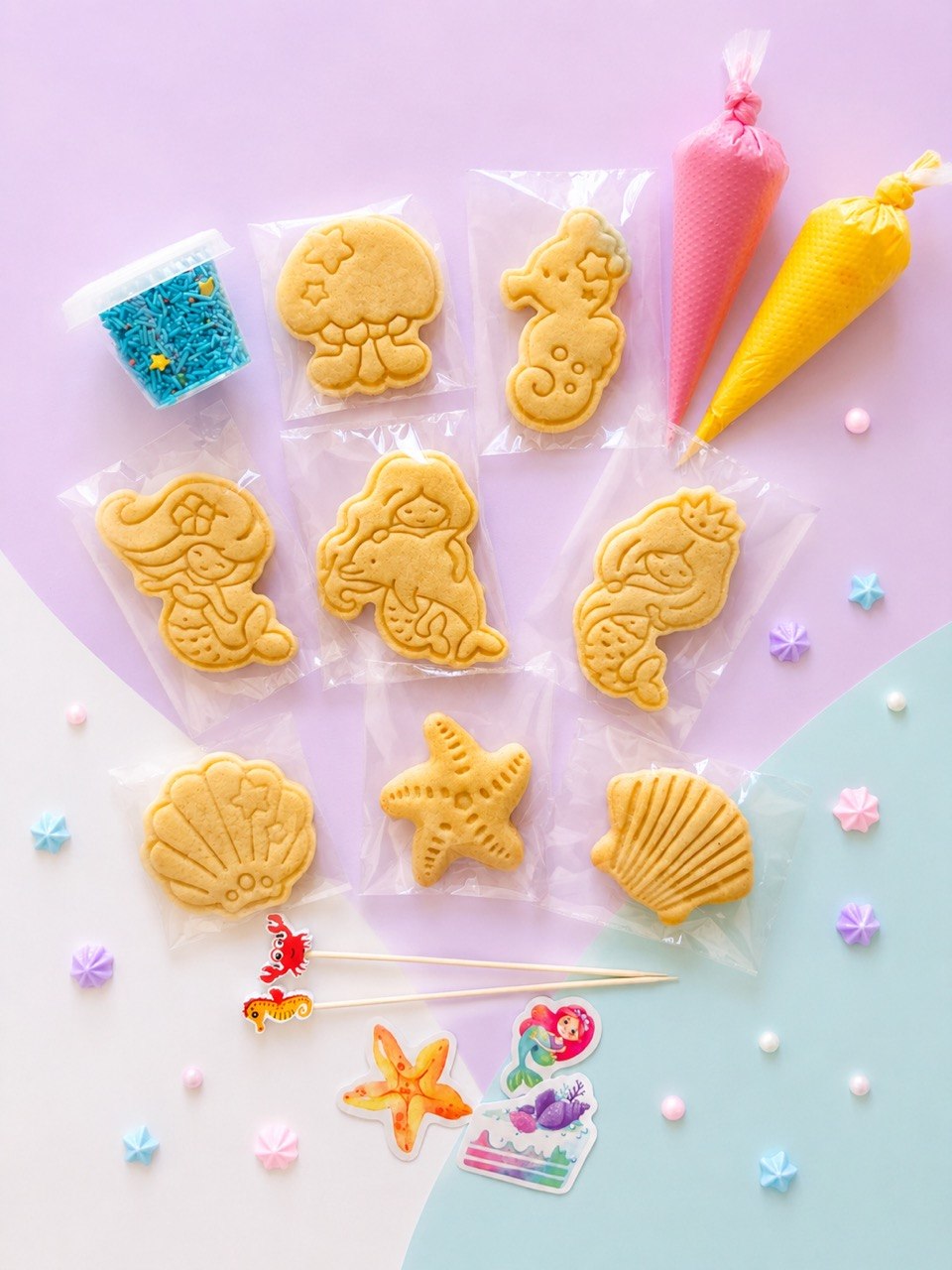 Mermaid Cookie Decorating Kit