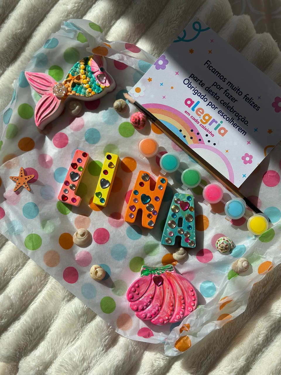 Personalised Plaster Letters & Figures Kit
