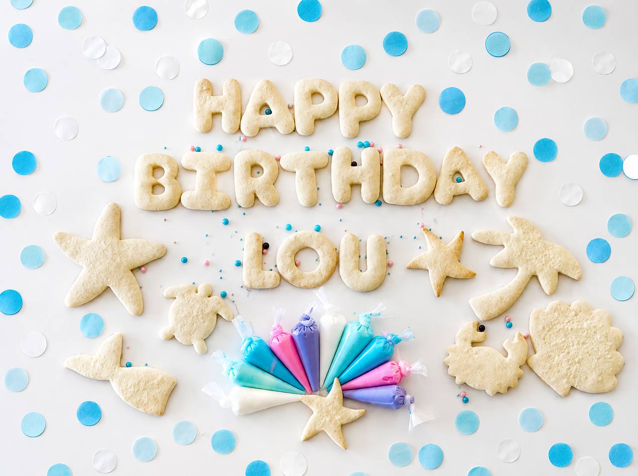 Large Birthday Cookie Decorating Kit