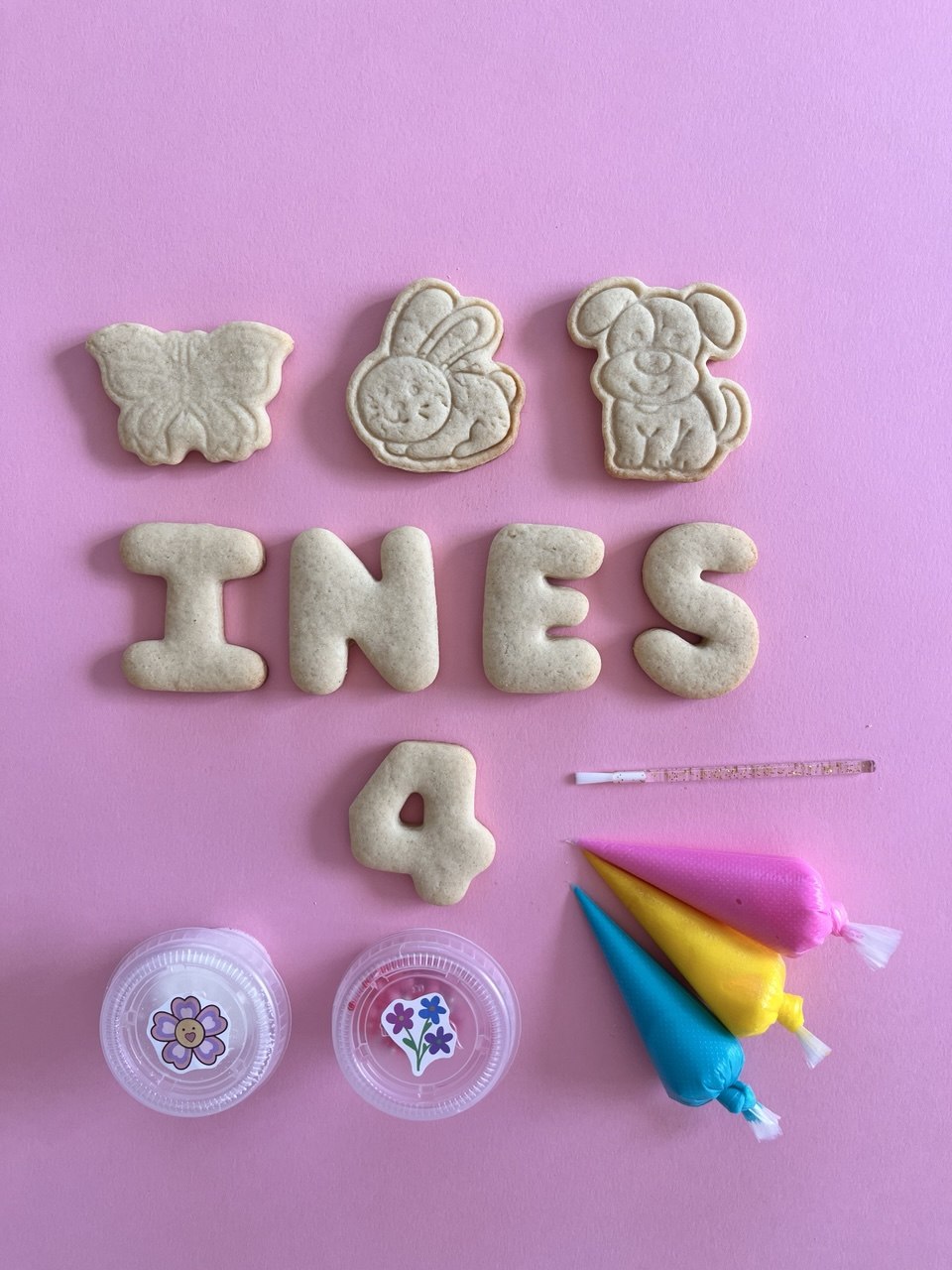 Personalised Name Cookie Decorating Kit